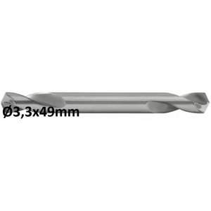 Double end drill HSS-G 10pcs EVENTUS Ø3,3x49mm