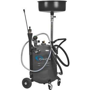 65l waste oil suction unit, grey, Orion