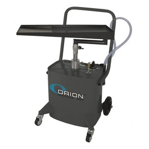 Naudoto tepalo i&scaron;siurbimo talpa, 35L, pilka 