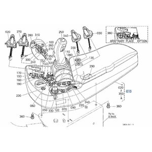 Armrest assemlby with joystick