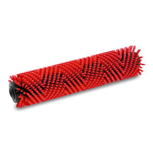 Cilindrinis šepetys, vidutinio kietumo, raudona,BR 550 mm 