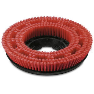 Disc brush complete red BD55