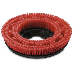Disc brushes complete red BD75 