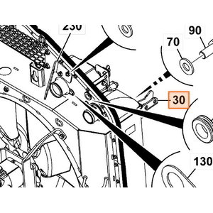 Cooling pack bracket 