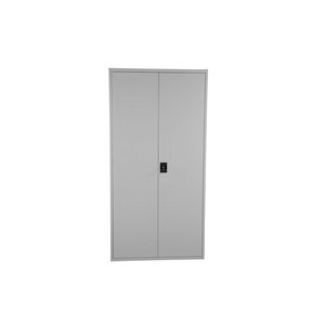 Steel cupboard grey H2000xW1000xD500mm, Intra