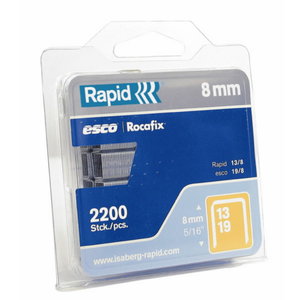 Staples 13/8 1600pcs, blister pack, Rapid