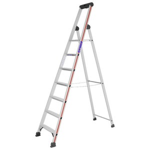 Step ladder with safety platform SC40, 7 steps 4026, Hymer