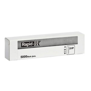 Klambrid 21P/20mm 5000tk/karp,  tsingitud, Rapid