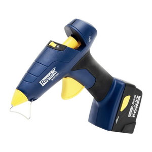 Клеевый пистолет с аккумулятором BGX300 12 мм, в чемоданчике, 6 палочек клея, RAPID