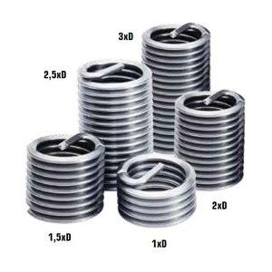 Keermeparandus täidis, 50tk pakis M4x0,70mm 2,5xD