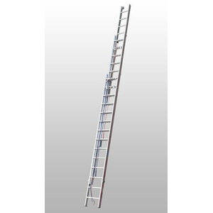 Rope-operated extension ladder, 3x14 steps, 4,13/9,76m 4061, Hymer