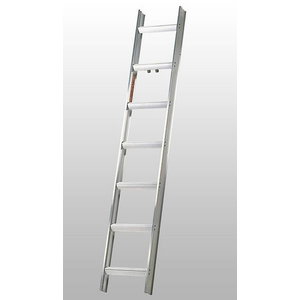 Roof ladder 10 steps 2,8 m 4095, Hymer