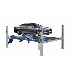 4rių kolonų keltuvas suvedimui su integruotu žirkliniu keltuvu 410AWX 4,5T,wheel align. AMGO 