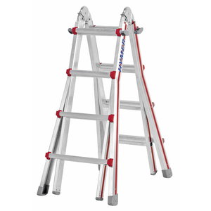 Teleskopinės kopėčios 4x4 pakopos 2.35–4.02m, HYMER