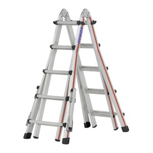 Telescopic ladder 4x5 steps, 2.90–5.14m 4142, Hymer