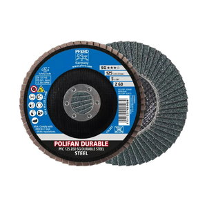 Lameļu disks SG DURABLE STEEL 125mm Z60 PFC