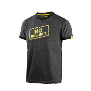 T-Shirt 4360+ No Bullsh*t, graphite grey, Dimex