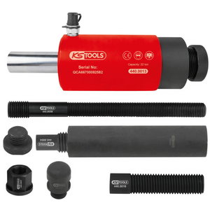 Spaudimo ir traukimo hidraulinių cilindrų kompl. 22t, 10 vnt, KS Tools