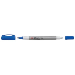 Marķieris IDENTI-PEN zils 2 gali 1,0/0,4mm, Sakura