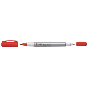 Žymeklis IDENTI-PEN raudonas 2 galai 1,0/0,4mm 