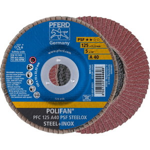 Лепестковый круг PSF STEELOX 125mm P40 PFC, PFERD