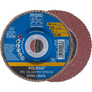 Flap grinding disc PSF STEELOX, Pferd