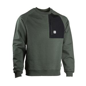 Sweatshirt College 4457+, green S