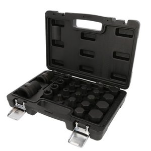 3/4" + 1" interchangeable impact bit set, 23-pcs