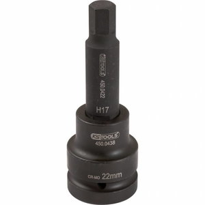 impact bit socket HEX  3/4" 24mm long