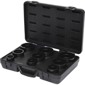 Socket set for KM groove nuts, studs internal, 9 pcs, KS Tools