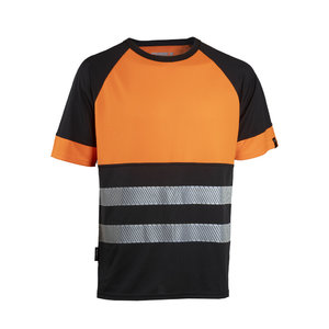Safety t-shirt 4527R+, CL1 hi-vis orange/black L
