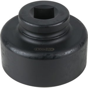 1" axle nut socket, 8 point, short, 80 mm