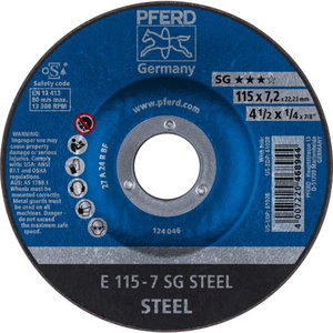 Šlif.disk.metalui SG STEEL 115x7mm