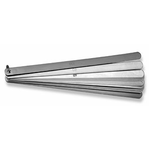 Feeler gauges tool steel - 13 blades 0.05 - 1.0 - 150 mm, Scala