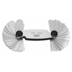 Radius Gauges, 15,5-25 mm