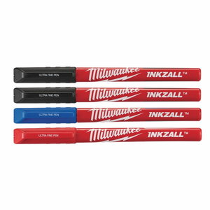 Pens INKZALL, fine tip, coloured, 4 pcs 