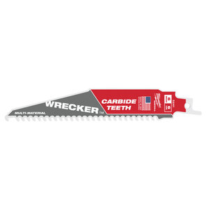 Product image of: Полотно для сабельной пилы Wrecker Carbide 150mm 6TPI, Milwaukee