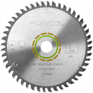 Saw blade for wood, for laminate 225x2,6x30, W48, 10°