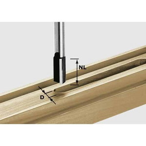 Edge trimming cutter HW shank 12 mm - HW S12, D20/45