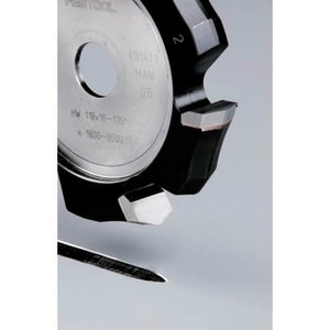 V veida rievu frēze HW 118x18mm, 135° / Alu 