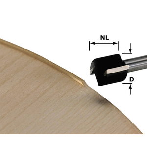 Edge trimming cutter HW, D19/16, S8, MFK 700 
