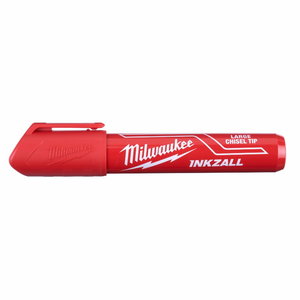 Marker L INKZALL, chisel tip, red 