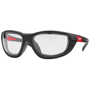 Caurspīdīgas aizsargbrilles Premium ar blīvējošu starpliku 