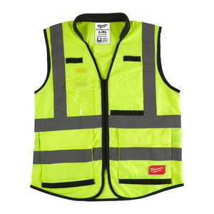 HI-VIS VEST PREMIUM YELLOW L/XL 