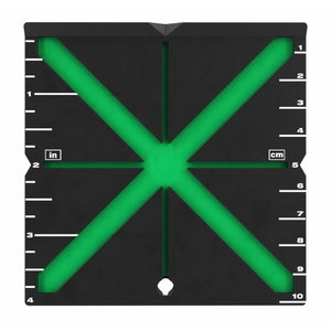 GREEN LASER TARGET CARD HI-VIST 