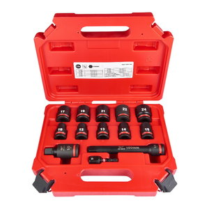 Löökpadrunite komplekt 1/2´´, SHOCKWAVE IMPACT DUTY, 10-24mm, 13 osa, Milwaukee