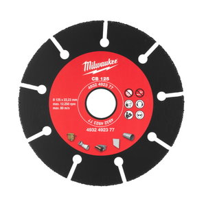 Carbide blade 125/22,23 mm