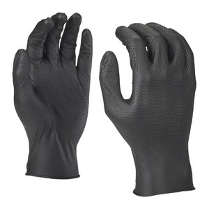 Disposable gloves, nitrile, black, Milwaukee