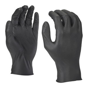 Disposable gloves, nitrile, black (available 02.2024), Milwaukee
