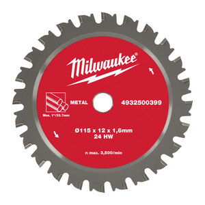 Product image of: Blade for M18 FUEL™ steel pipe cutter,24 teeth 115 x 12 x 1,6 mm, Milwaukee